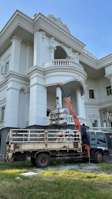 Các mẫu cột đá và phào chỉ