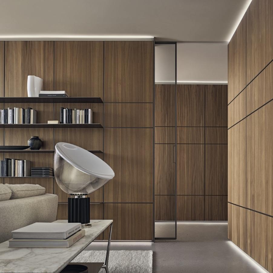 Thiết kế nội thất trọn gói phong cách Ý hiện đại phủ Veneer