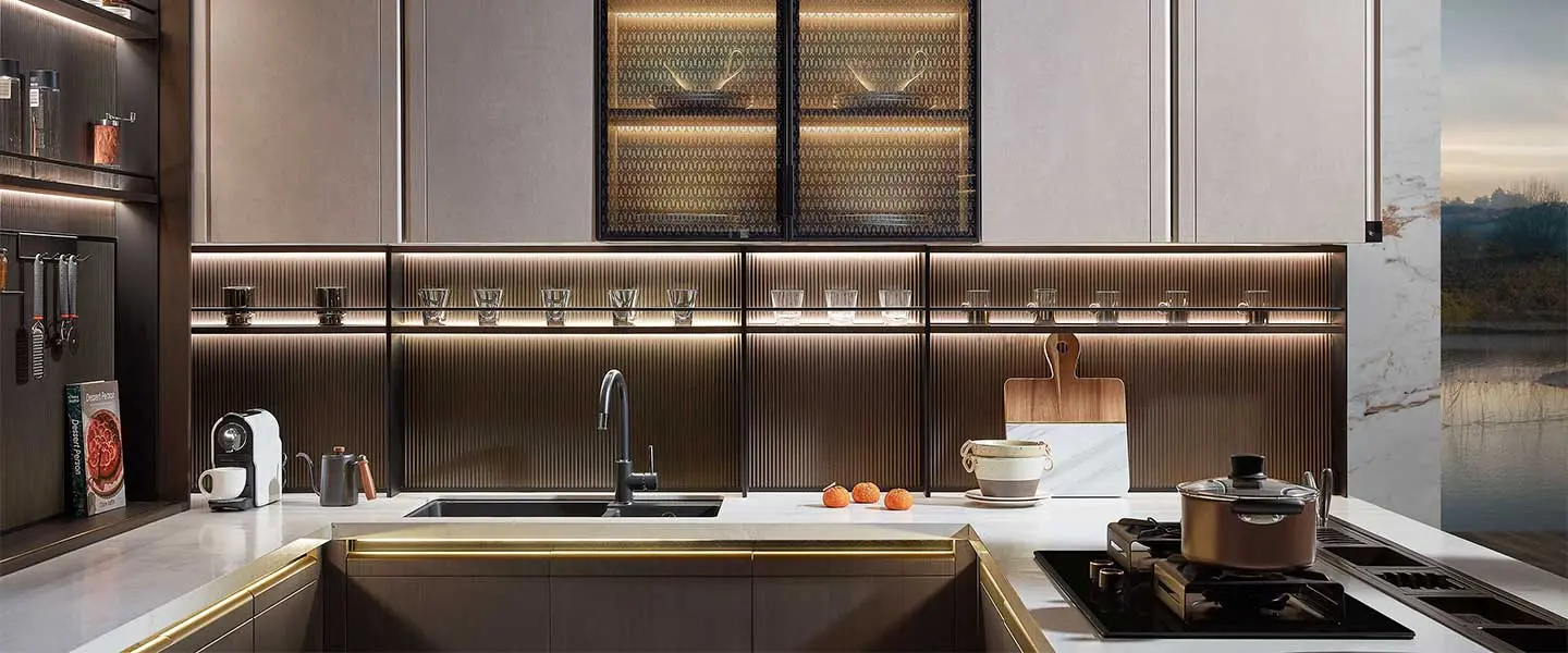 Thiết Kế Thi Công Tủ Bếp BERNARD Gỗ MDF Đẹp Hiện Đại