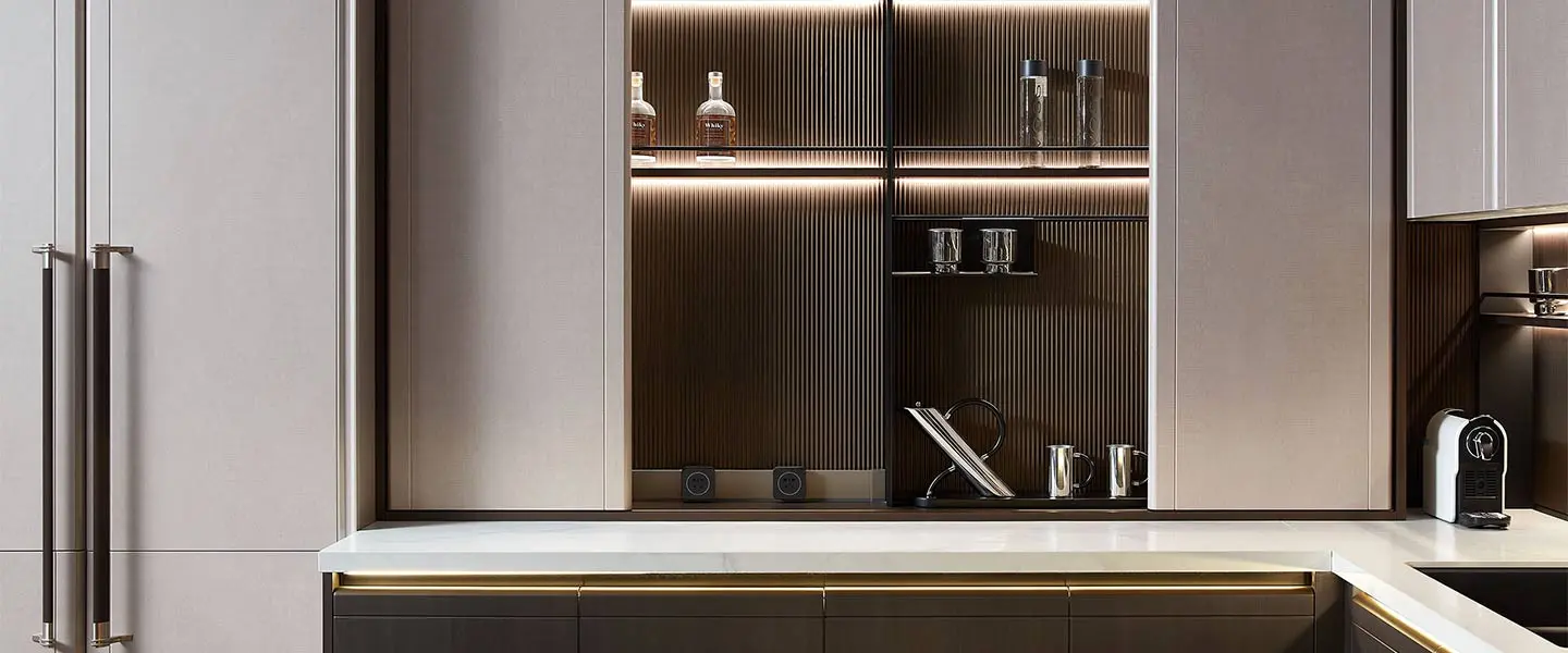 Thiết Kế Thi Công Tủ Bếp BERNARD Gỗ MDF Đẹp Hiện Đại