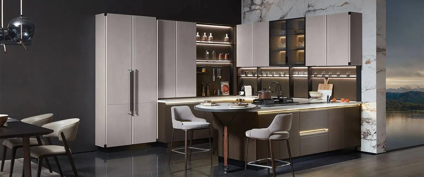 Thiết Kế Thi Công Tủ Bếp BERNARD Gỗ MDF Đẹp Hiện Đại