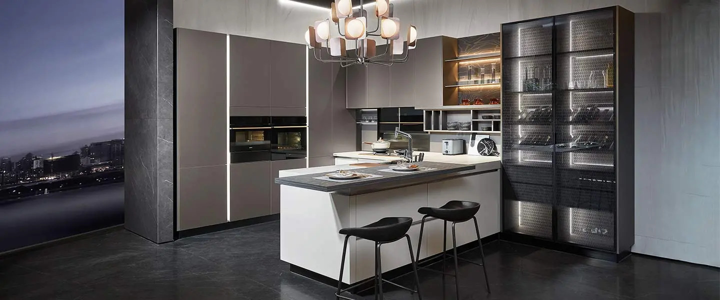 Thiết kế thi công Tủ bếp BREEZY cao cấp hiện đại tùy chỉnh