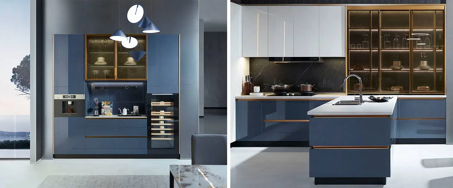 Thiết kế thi công Tủ bếp mở STARRY cao cấp hiện đại sang trọng