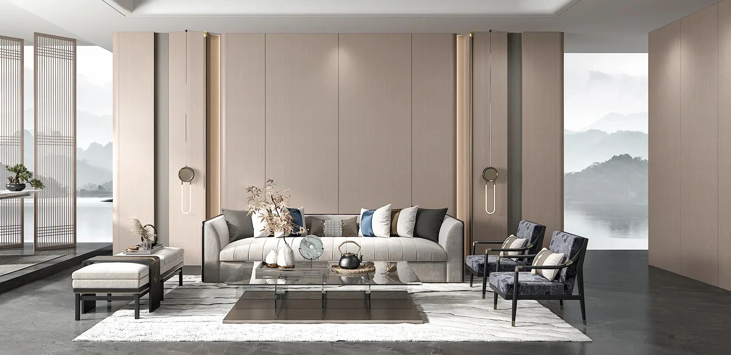 Thiết kế thi công Tủ quần áo cao cấp hiện đại tay nắm dài