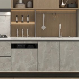 Thiết kế Thi công Tủ bếp AURORA chữ L hiện đại