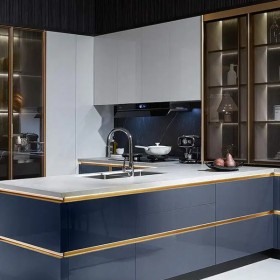Thiết kế thi công Tủ bếp mở STARRY cao cấp hiện đại sang trọng
