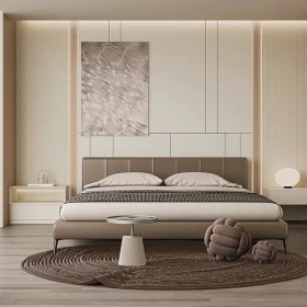 Thiết kế Thi công Tủ quần áo Neeta cánh mở màu kem và màu mơ