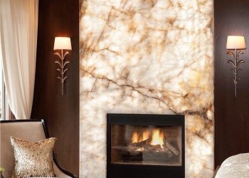 Đá Onyx ốp cầu thang và khu vực khác