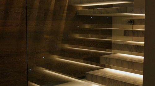 Đá Onyx ốp cầu thang và khu vực khác