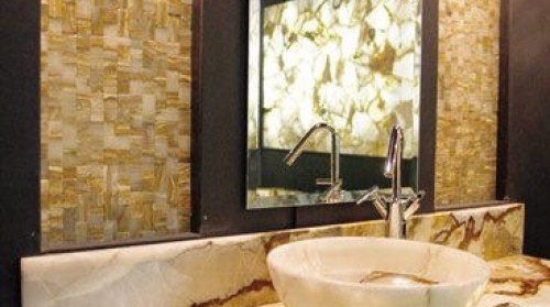 Đá Onyx Phòng Tắm và Lavabo