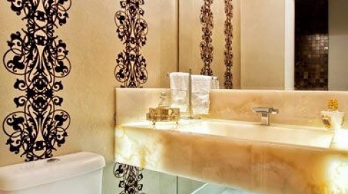 Đá Onyx Phòng Tắm và Lavabo