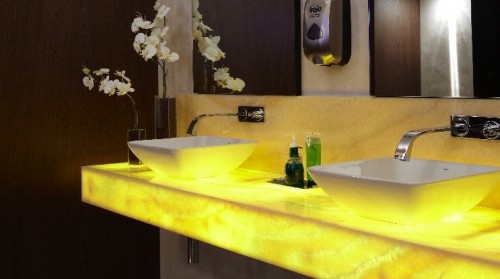 Đá Onyx Phòng Tắm và Lavabo