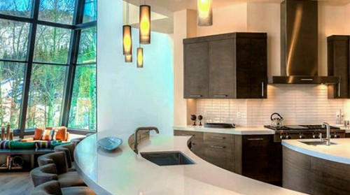 Đá ốp phòng bếp và quầy bar đẹp 02