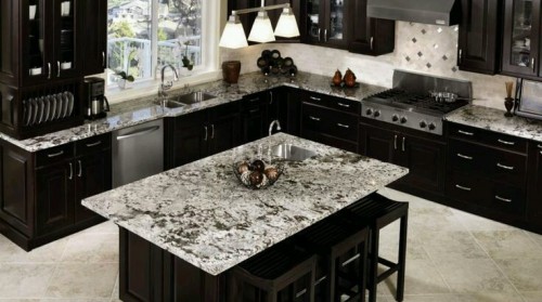 Mẫu bàn bếp đá Granite